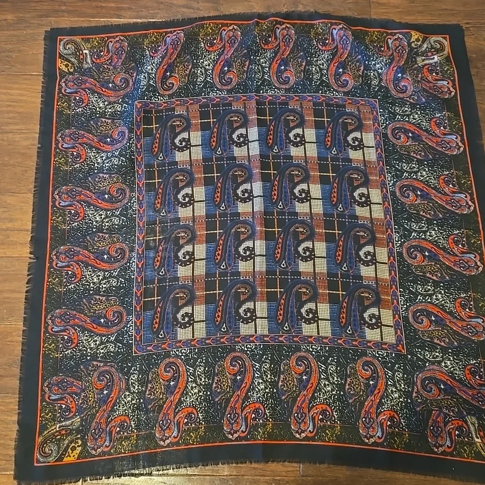 Vintage Paisley Mixed Pattern Scarf